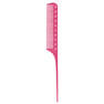 YS Custom Logo <b>Comb</b> 101 216mm Ring Pink Hair Styling <b>Comb</b> for Salon and Travel Lice <b>Comb</b> with Plastic Handle Rat Tail <b>Comb</b> - Product Image 2