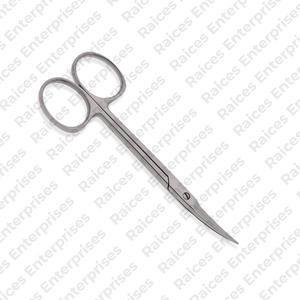 Tijera de tejido de cirugía oftálmica de la mejor calidad, instrumento Médico Quirúrgico multiusos de acero inoxidable con puntas afiladas curvas - Product Image 1