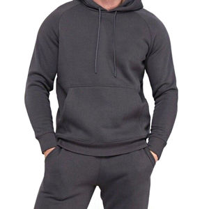 Survêtement surdimensionné 100% coton personnalisé pour hommes pour imprimé bouffant pull à capuche bas deux pièces ensemble grande taille survêtement pour - Product Image 5