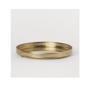 Handmade Leaf Design Brass Serving Tray Top Selling Inexpensive Table Top Fruits <b>Gift</b> <b>Hamper</b> Decor Handcrafted Brass Tray - Product Image 3