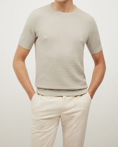 Vente en gros Pull en tricot décontracté à manches longues et col rond de couleur unie pour hommes Pull anti-rétrécissement pour l'hiver avec logo personnalisé - Product Image 6