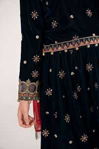 Lehenga Choli Formal de Acrílico y Organza Bordada para Niñas Pakistaníes, para Bodas y Eventos Festivos - Product Image 4