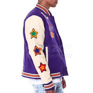 Hecho a mano para ofrecer calidez como una chaqueta de invierno real, ropa de calle de moda, chaqueta Letterman para hombres - Product Image 3