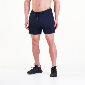 Pantalones Cortos de Felpa de Algodón para Hombre al por Mayor, con Logotipo Personalizado, Diseño Liso, Antiarrugas, para Fitness y Streetwear - Product Image 1
