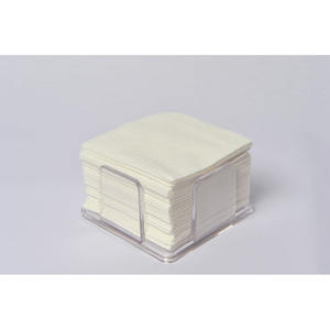 Serviettes blanches 20x20cm Point-à-Point 100 pièces 30 paquets B2B - Product Image 1