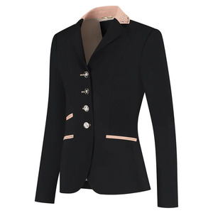 Chaqueta de Equitación Personalizable para Mujer, Chaqueta de Salto Ecuestre a la Moda, Cómoda, de Algodón, con Logotipo Personalizado - Product Image 2