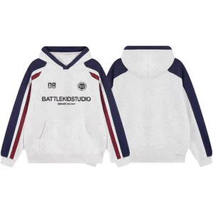 Sudadera con capucha de gran tamaño con logotipo de Color personalizado, Unisex Sudadera con capucha, invierno, Color sólido, tejido estampado, transpirable, respetuoso con el medio ambiente, 100% - Product Image 1