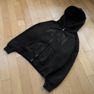 Sweat-shirt à capuche épais et chaud pour homme, en polaire, avec capuche réglable et grande poche pour un usage streetwear - Product Image 3