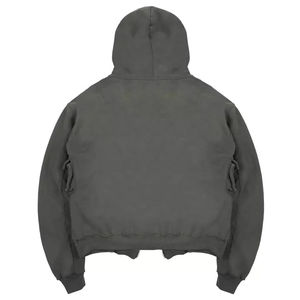 2025 nouveauté hommes broderie personnalisée sweats à capuche lourds hommes sweats à capuche en polaire lourd GSM - Product Image 2