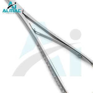 Almac Premium Punta de carburo de acero inoxidable de alta calidad Soporte de aguja de punta fina Juego de instrumentos quirúrgicos inspirados - Product Image 4