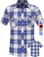 Camisas de Vestir Formales para Hombre, 100% Algodón Ecológico, con Logotipo Personalizado, Estampado Personalizado, Manga Corta, Moda de Invierno, Antiarrugas, Bangladesh
