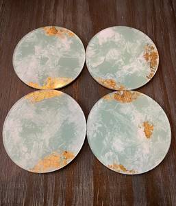 Ensemble de sous-verres en pierre d'ardoise de haute qualité avec support en feutre pour restaurants, bars et décoration intérieure - Product Image 3