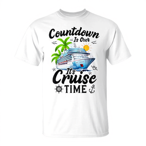 T-shirt promotionnel de croisière « Countdown Complete It's Cruise Time» - Product Image 2