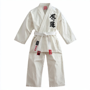 Karate Suit Men <b>Women</b> Boxing Training Judo Suits Lightweight 100% Polyester Karate Suit Unisex - Product Image 4