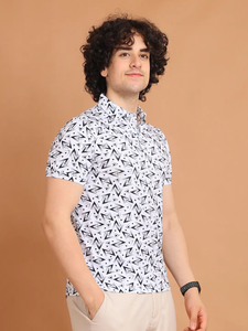 เสื้อยืดคอโปโลแขนครึ่งแขนผ้าฝ้าย100% พรีเมี่ยม, เสื้อยืดอเนกประสงค์ใส่สบายยืดได้สวมใส่สบายพิมพ์ลายดิจิตอล - Product Image 5