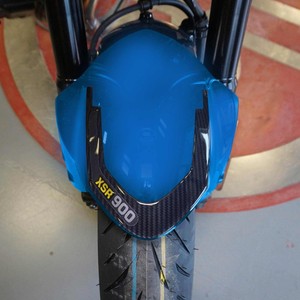 Adesivi 3D Personalizzati per Parafango Yamaha XSR900 2022 Legend Blue, Decorazione per Casco Moto - Product Image 1