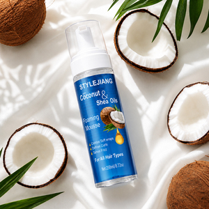 Mousse coiffante OEM à l'huile de coco et au beurre de karité pour boucles, avec logo personnalisé, parfum et emballage sur mesure, fabricant en marque blanche - Product Image 6