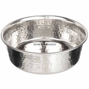 Trendy New Arrival Polished Stainless Steel Luxury Eco-Friendly <b>Dog</b> Food Bowl Custom Shape Size Metallic Wholesale <b>Dog</b> Feeding - Product Image 4