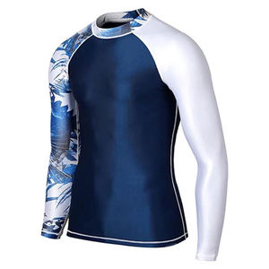 Vêtements de sport personnalisés, respirants, rashguard à manches longues, compression, sublimés, vêtements de sport, séchage rapide, extensible, ajustés, chemises de gym BJJ - Product Image 1