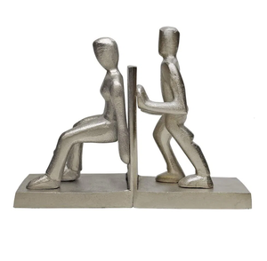 Metal Heavy Duty Bookends With Black Finishing Universal Office Home Portable <b>Book</b> Stand School Desktop <b>Storage</b> Bookend - Product Image 6