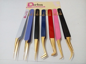 Pince à épiler avec logo personnalisé, extension de cils de beauté, pince à épiler, extension de cils parfaite au Pakistan avec logo - Product Image 4