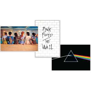 Modern Style Pink Floyd <b>Poster</b> Set of 3 Paper Design for Wall Decor - Product Image 1