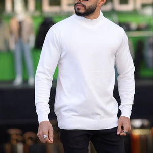 Sudadera informal con capucha y cuello redondo para hombre, manga larga, antiarrugas, anticontracción, algodón ecológico, lana, lavado con ácido, XXS - Product Image 1