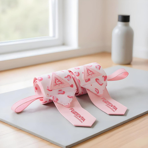 Muñequeras Deportivas Elásticas Resistentes con Logotipo Personalizado, Precio al por Mayor, Calidad Premium, para Levantamiento de Pesas y Fitness - Product Image 2