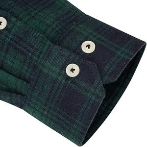 เสื้อเชิ๊ตผ้าสักหลาดสำหรับผู้ชายเสื้อเชิ๊ตผ้าสักหลาดสำหรับผู้ชายดีไซน์แบบไม่ยับ - Product Image 5