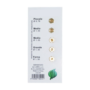 Set di 5 Ugelli per Gas Metano per Cucina - Product Image 1