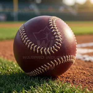 Ballons de baseball en cuir véritable pour l'entraînement et les matchs, durables, avec logo personnalisé, service OEM, équipement sportif, vente en gros - Product Image 6