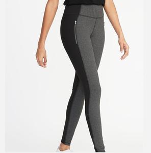 Collants en molleton sans couture pour femmes taille haute Gym Yoga entraînement Joggers Stretch élastique jambe droite Leggings épais Biker Legging - Product Image 3