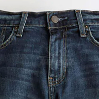 Pantalones Vaqueros Rectos para Hombre al por Mayor, MOQ Bajo, Personalizados, 100% Algodón, Impermeables, Ecológicos, Casuales, de Alta Calidad y Demanda