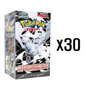 Para Pokemon Anime Scarlet Violet Expansion Pack White Flare 1 Carton 30 Cajas 4 de agosto Tarjetas coleccionables de lanzamiento coreano - Product Image 1