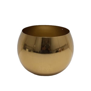 Bougie en cuir de conception fantaisie votive couleur marron forme ronde pour la décoration de mariage à la maison et de fête bougeoir votif - Product Image 3