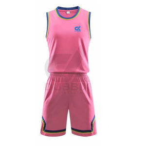 Vêtements de sport pour hommes avec logo personnalisé, uniforme de basket-ball, OEM personnalisé, 100% polyester, antibactérien, séchage rapide, sans manches, services OEM - Product Image 1