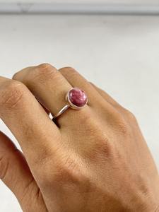 925 Sterling Silver Thulite Gemstone Ring Bijoux de mariage bohème faits à la main pour les femmes Pin Silver Design - Product Image 4