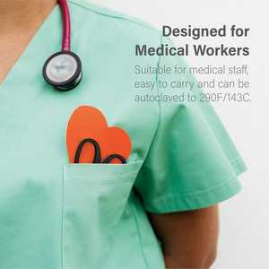 ANAAIF ENTERPRISES Mini Ciseaux à bandage Ciseaux à gaze Ciseaux de sécurité pour l'extérieur, usage général en acier inoxydable Ciseaux d'allaitement en plastique - Product Image 3