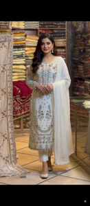 Trajes Paquistaníes Bordados Exquisitos 2025 - Proveedor Mayorista |   Vestido Formal de Lujo Anarkali - Product Image 3