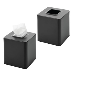 Porte-serviettes en métal noir avec revêtement en poudre, style unique pour toutes les saisons, utilisation pour les mariages, les fêtes, la restauration, lot de 2 - Product Image 1