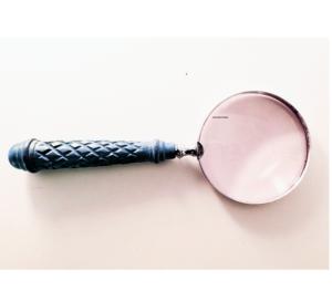 Loupe de qualité supérieure manche en bois forme ronde conception unique loupe en métal personnalisable - Product Image 3