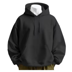 Sweats à capuche pour hommes d'hiver 100% coton épais Fabricant OEM Streetwear direct à coupe régulière Pull à capuche avec logo personnalisé - Product Image 1