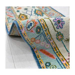 Couleurs douces douces nouées à la main Oushak Zero Pile Runner Antique Vintage Beautiful Direct From Factory Rug Tapis personnalisable - Product Image 1