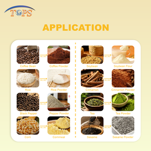 レンズ豆やスパイス用の全溶接トウモロコシ穂軸粉砕機、小麦飼料粉砕機 - Product Image 3