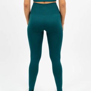 Ropa deportiva con logotipo personalizado, mallas deportivas ajustadas para yoga, mallas de gimnasio con estampado de cintura con bolsillos, mallas de yoga con cintura elástica - Product Image 2