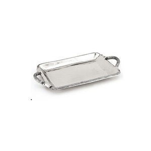Frais Tendance Design Classique Forme Rectangulaire En Métal En Acier Plateau de Service avec Poignée Taille Personnalisée Forme Couleur - Product Image 3