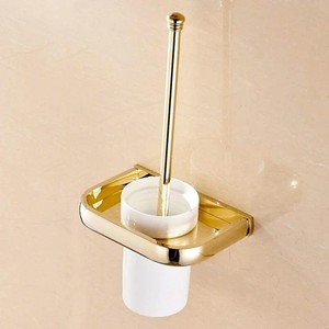 Fabriqués en métal de haute qualité, les ensembles de salle de bain dorés polis sont magnifiques et bien faits, offrant une résistance supérieure. - Product Image 4