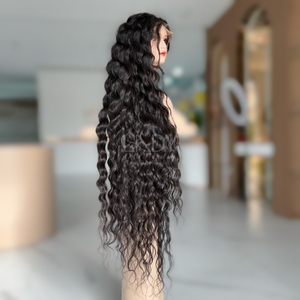 Cabello fino de bebé de alta calidad de longitud más larga Pelucas onduladas de color natural de un donante de cabello humano vietnamita - Product Image 3