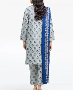 OEM personalizado señoras nueva colección vestido de fiesta de lujo señoras traje Allover impreso cosido traje 2 uds transpirable al por mayor - Product Image 6