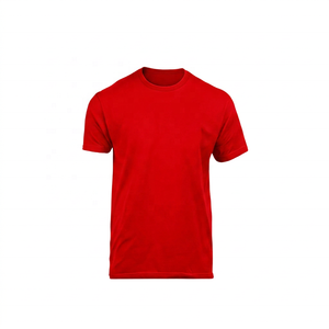 Camiseta de algodón negra para hombre, cuello redondo, manga corta, corte regular, informal, color liso, diseño de punto teñido. - Product Image 6